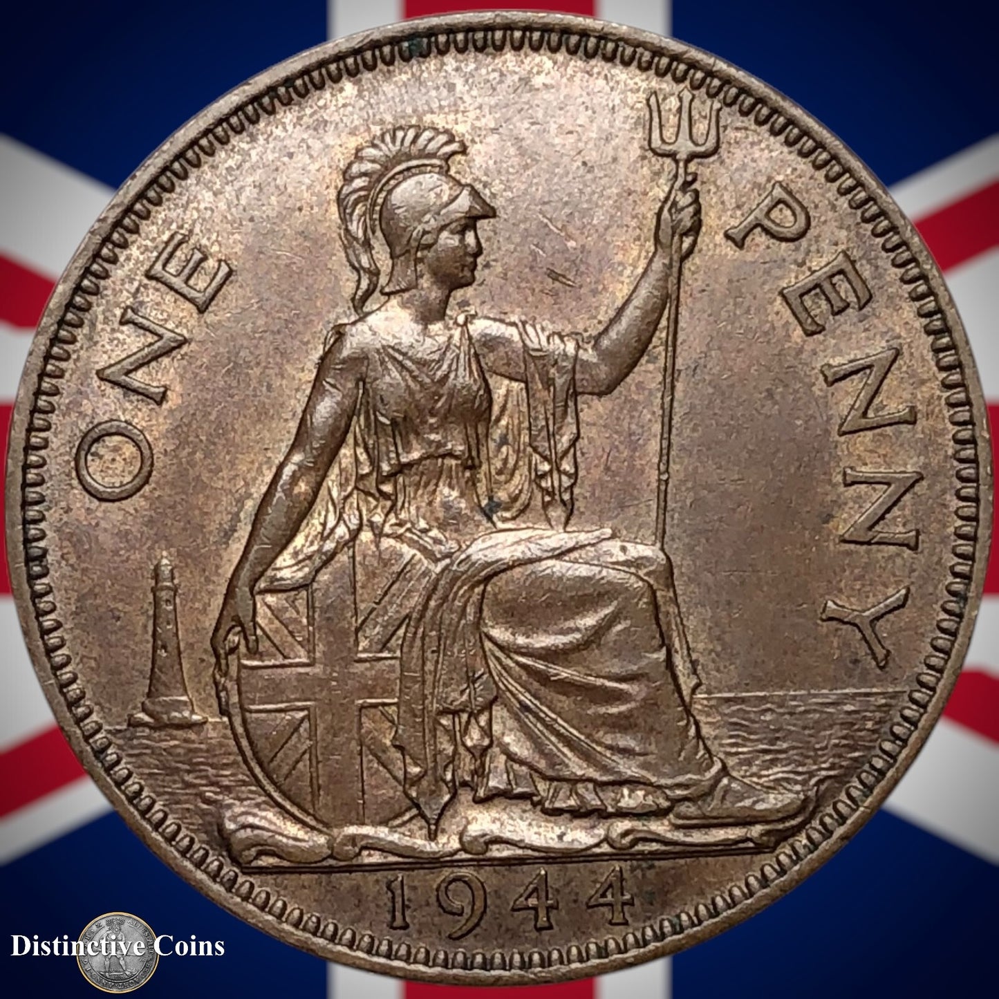 Great Britain 1944 Penny 1d GB7265