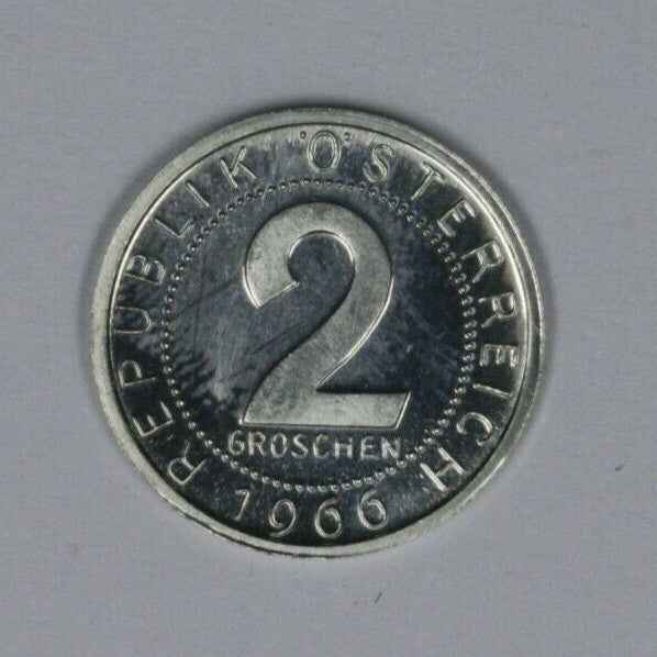 Austria 1966 Proof Set 9 Coins Scarce B194