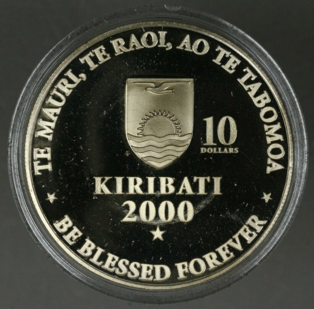 Kiribati 2000 $5 $10 $20 Millennium Set in Box PS 4 B195