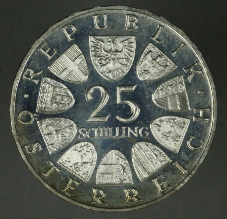 Austria 1966 Proof Set 9 Coins Scarce B194