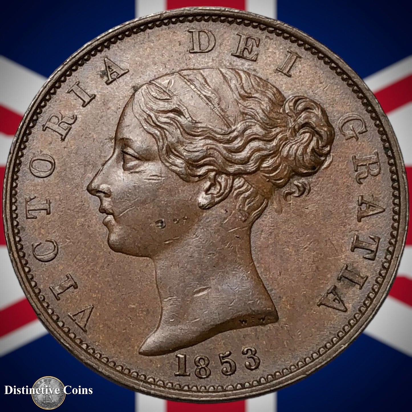 Great Britain 1853 Half Penny 1/2d GB5275
