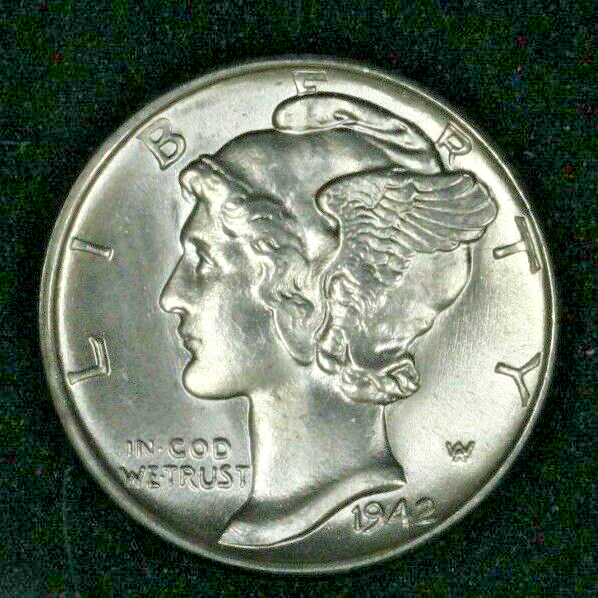 US 1942 S Mercury Dime 10 Cents FB A2643