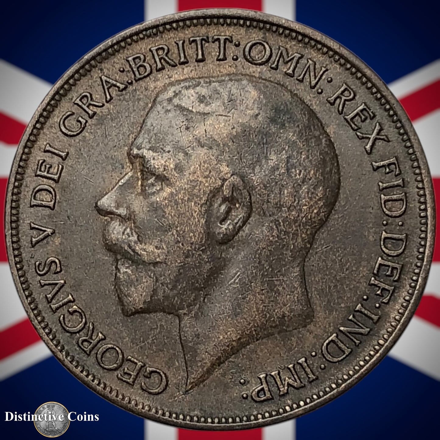 Great Britain 1916 Penny 1d GB6829