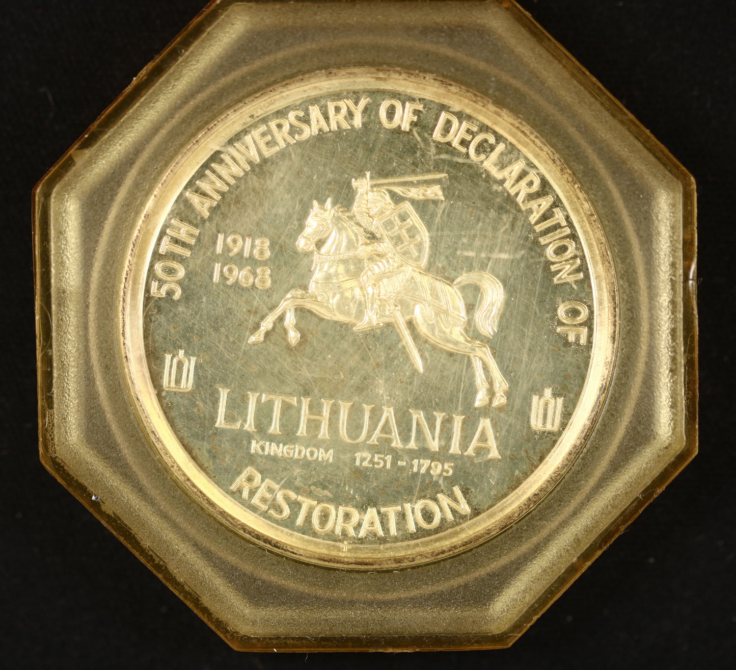 Lithuania 1968 commemorative 50th Anniversary of Lithuanian Independence (1918-1968) A3514
