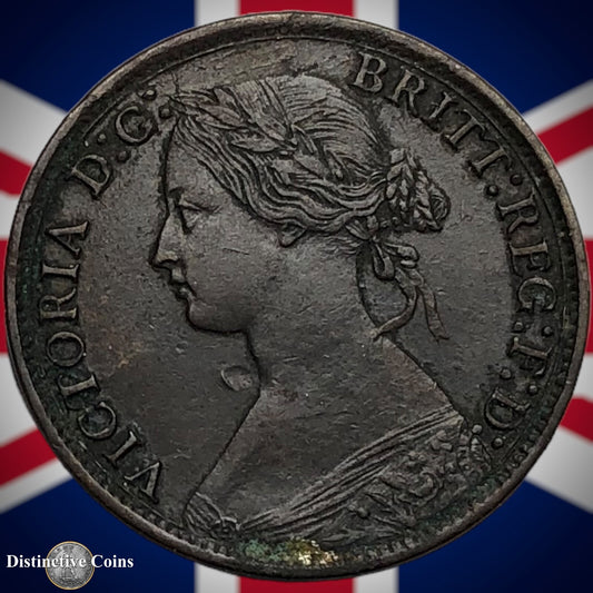 Great Britain 1865 Farthing 1/4d GB3526