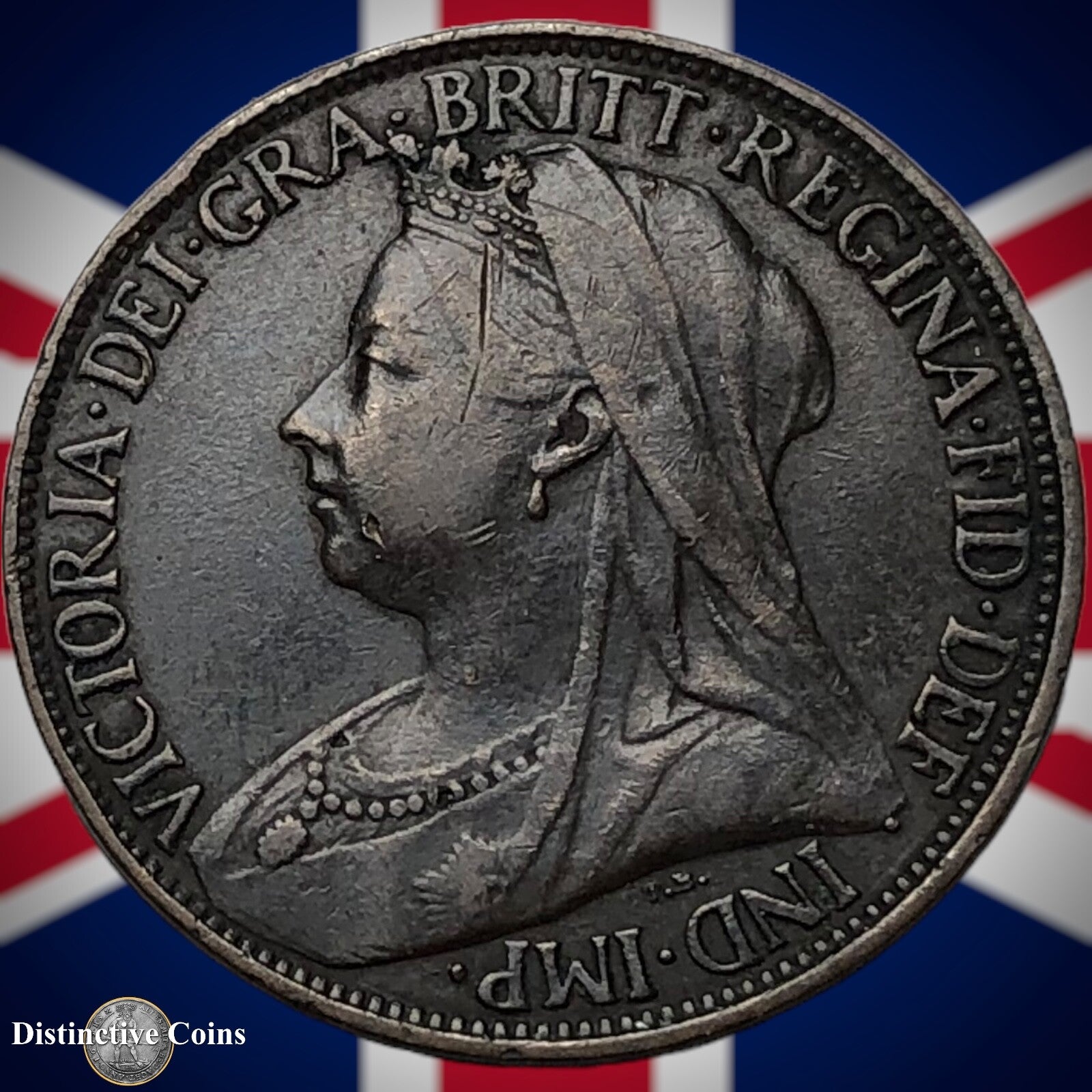 Great Britain 1897 Farthing 1/4d GB4438