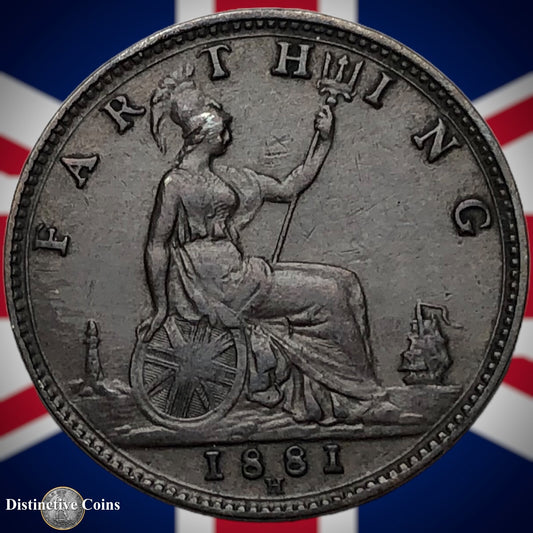 Great Britain 1881 H Farthing 1/4d GB3934