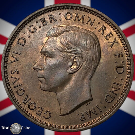 Great Britain 1938 Half Penny 1/2d GB6010