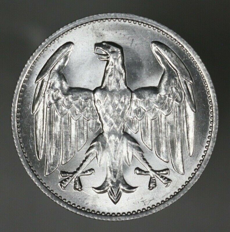 Germany 1922 A 3 Mark Aluminum Scarce Type BU  A3015