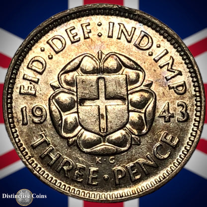Great Britain 1943 Three Pence GB2351
