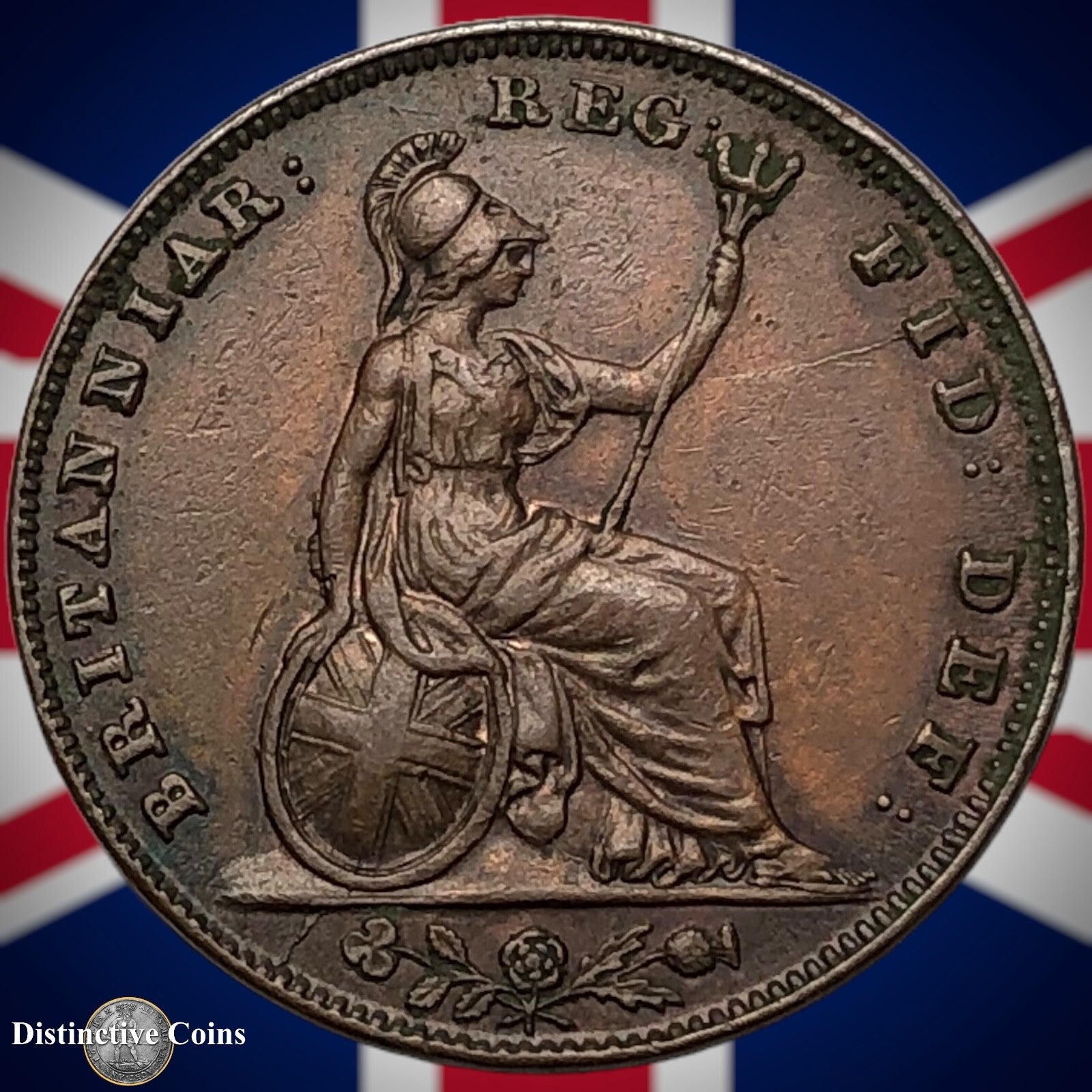 Great Britain 1841 Farthing 1/4d GB3403
