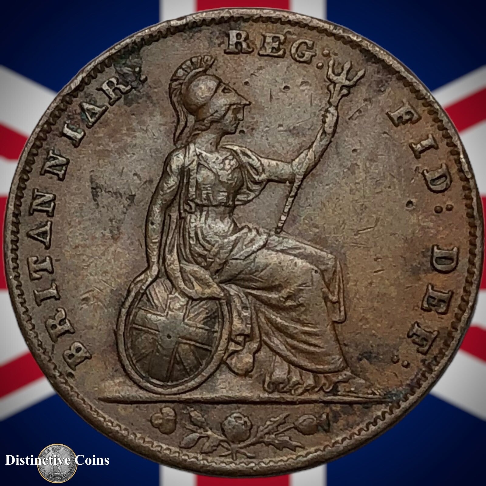 Great Britain 1854 Farthing 1/4d GB3471