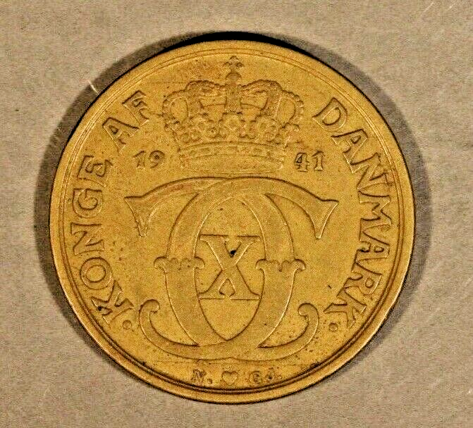 1941 n GJ Denmark Krone Circulated  