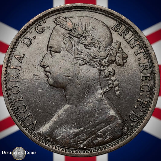 Great Britain 1876 H Penny 1d GB6386