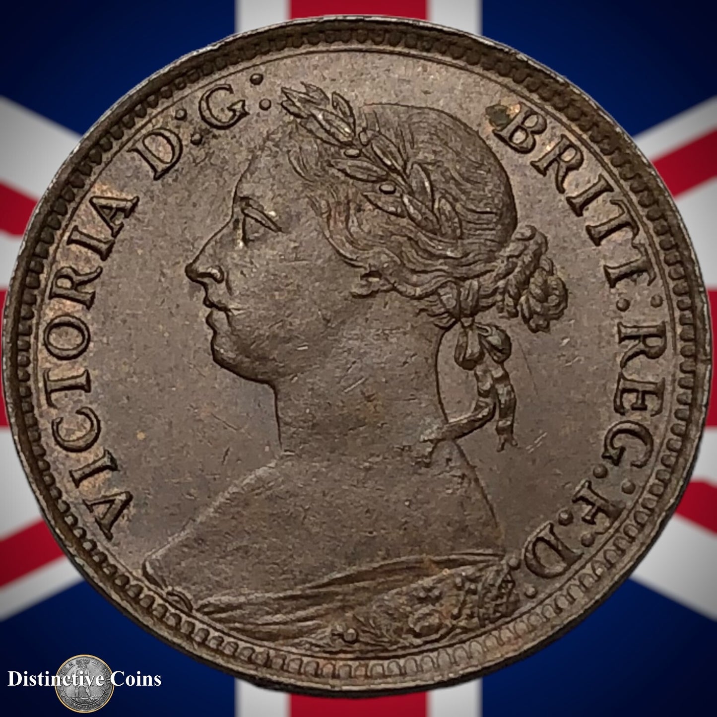 Great Britain 1890 Farthing 1/4d GB4287
