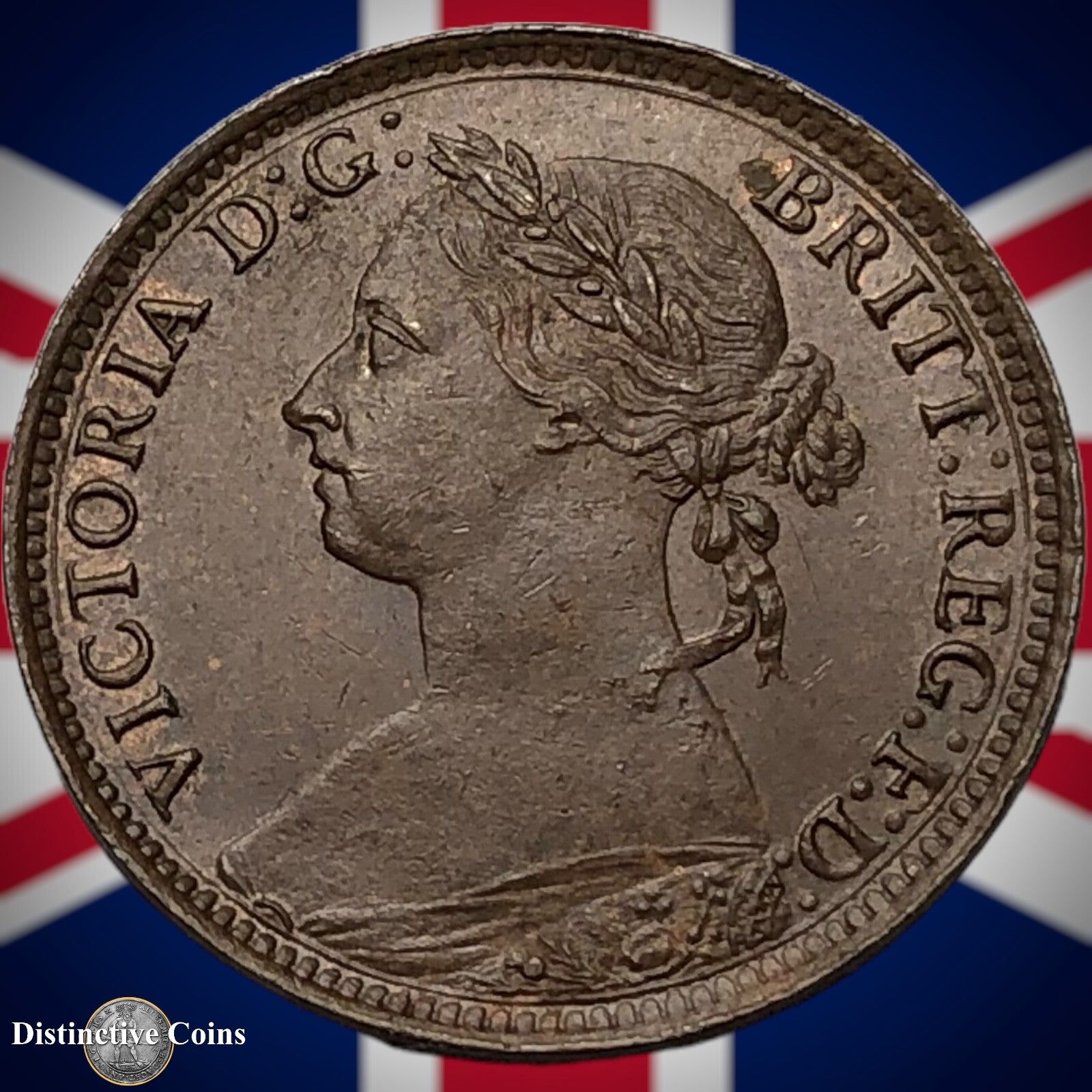 Great Britain 1890 Farthing 1/4d GB4287
