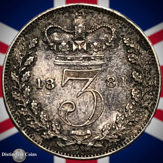 Great Britain 1881 Three Pence GB1918