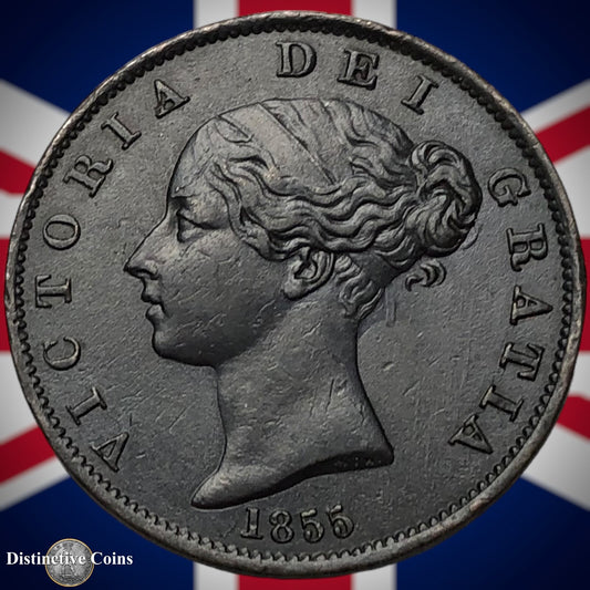 Great Britain 1855 Half Penny 1/2d GB5316