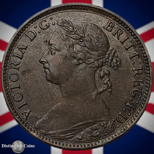 Great Britain 1890 Farthing 1/4d GB4277