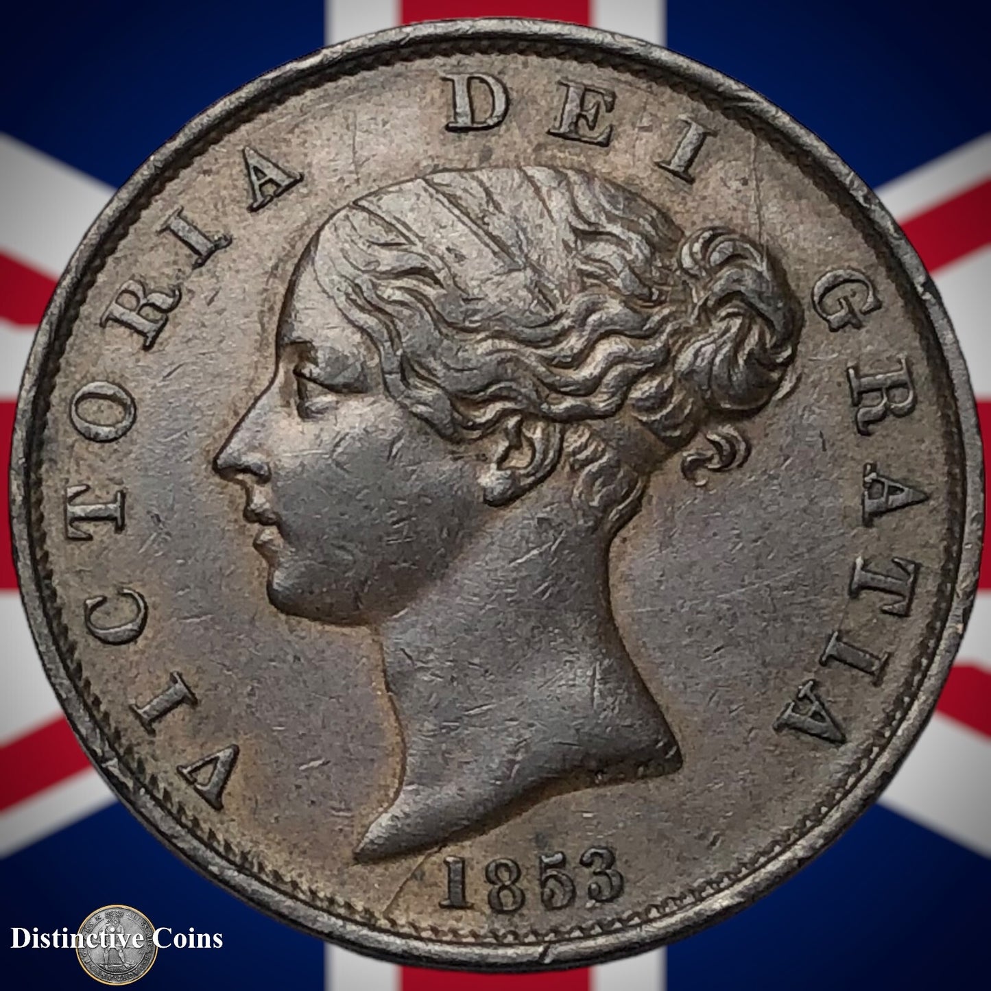 Great Britain 1853 Half Penny 1/2d GB5269