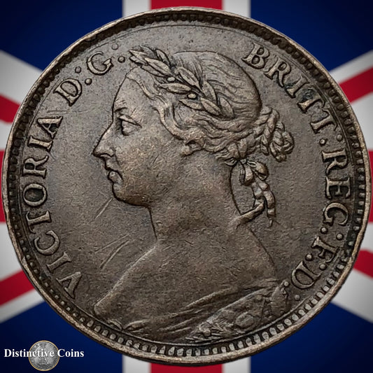 Great Britain 1893 Farthing 1/4d GB4339