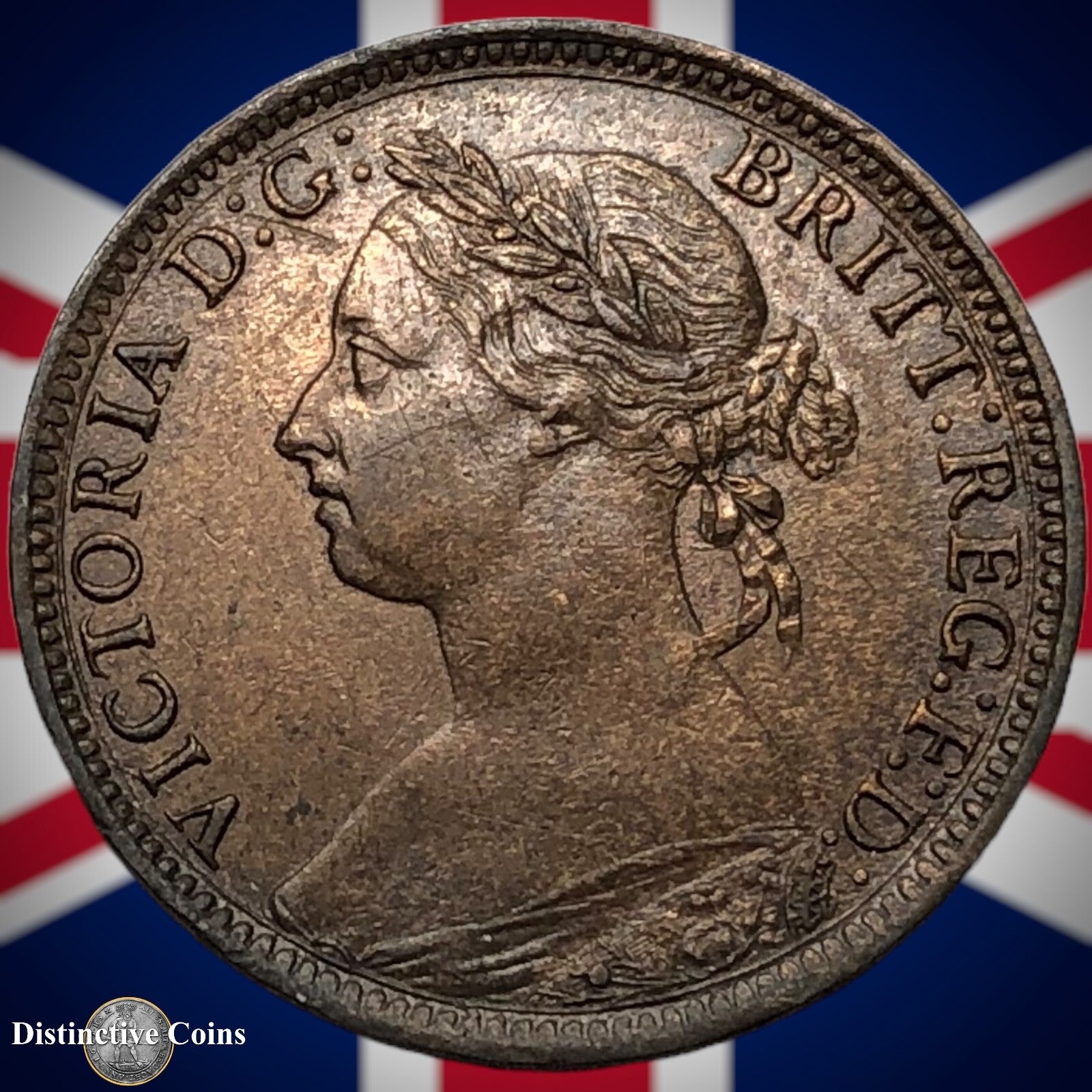 Great Britain 1888 Farthing 1/4d GB4264