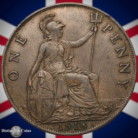 Great Britain 1918 Penny 1d GB6861