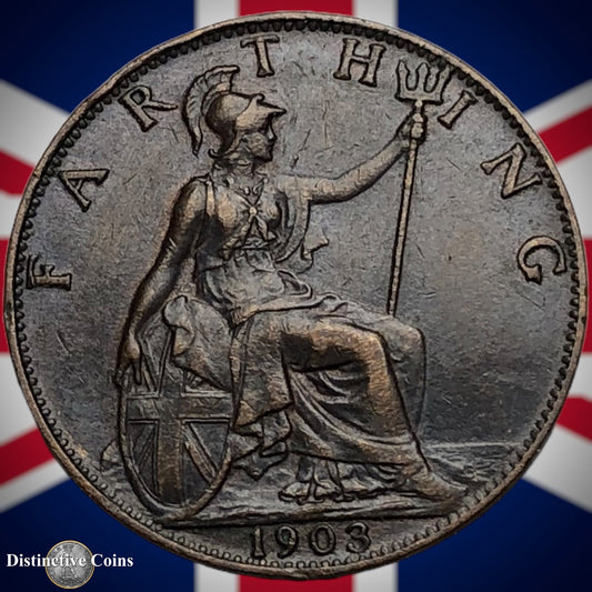 Great Britain 1903 Farthing 1/4d GB4526