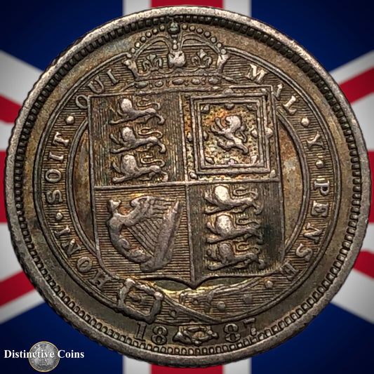 Great Britain 1887 Six Pence GB2670