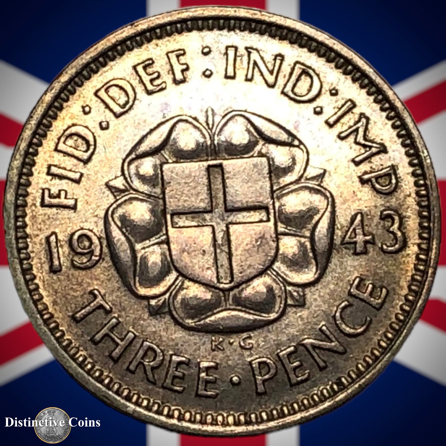Great Britain 1943 Three Pence GB2355
