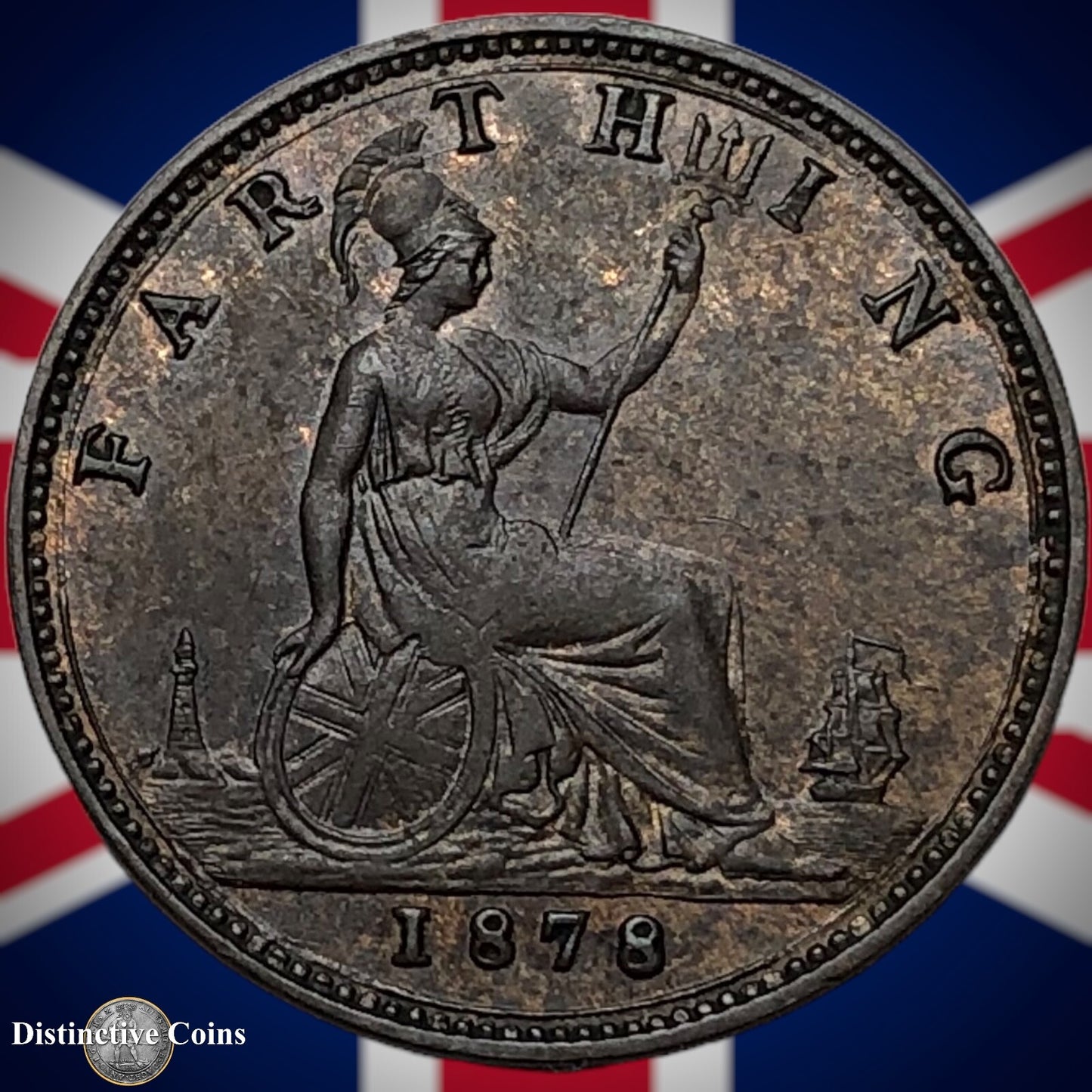 Great Britain 1878 Farthing 1/4d GB3793