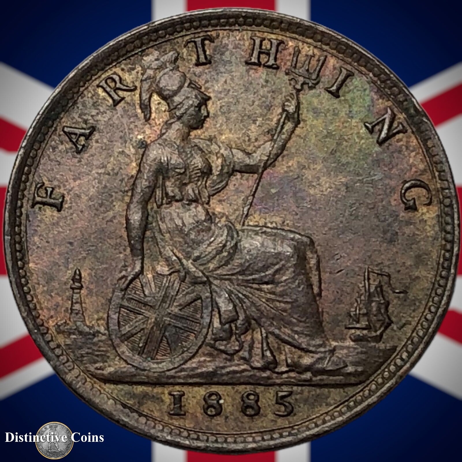 Great Britain 1885 Farthing 1/4d GB4172