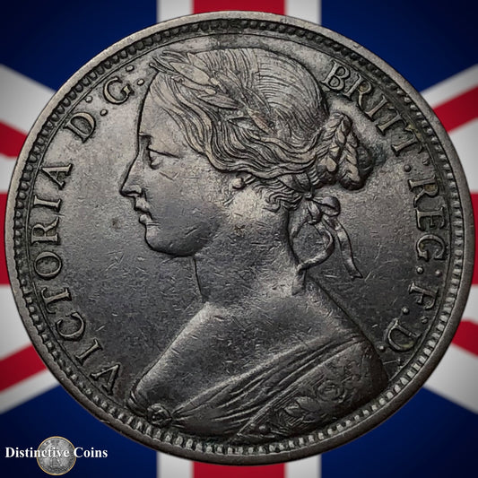 Great Britain 1865 Penny 1d GB6285