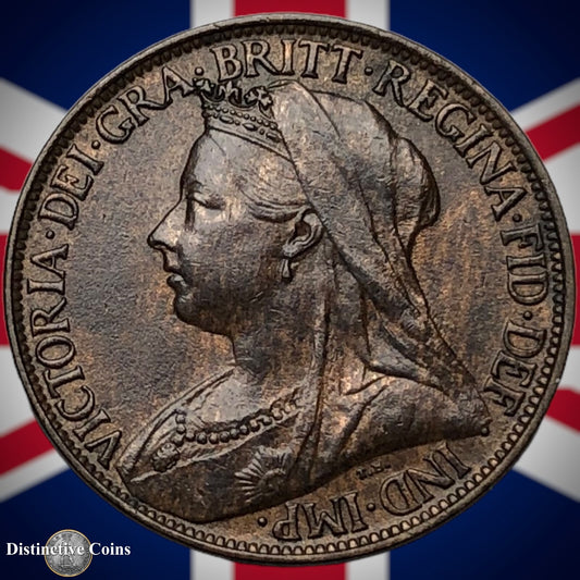 Great Britain 1900 Farthing 1/4d GB4475