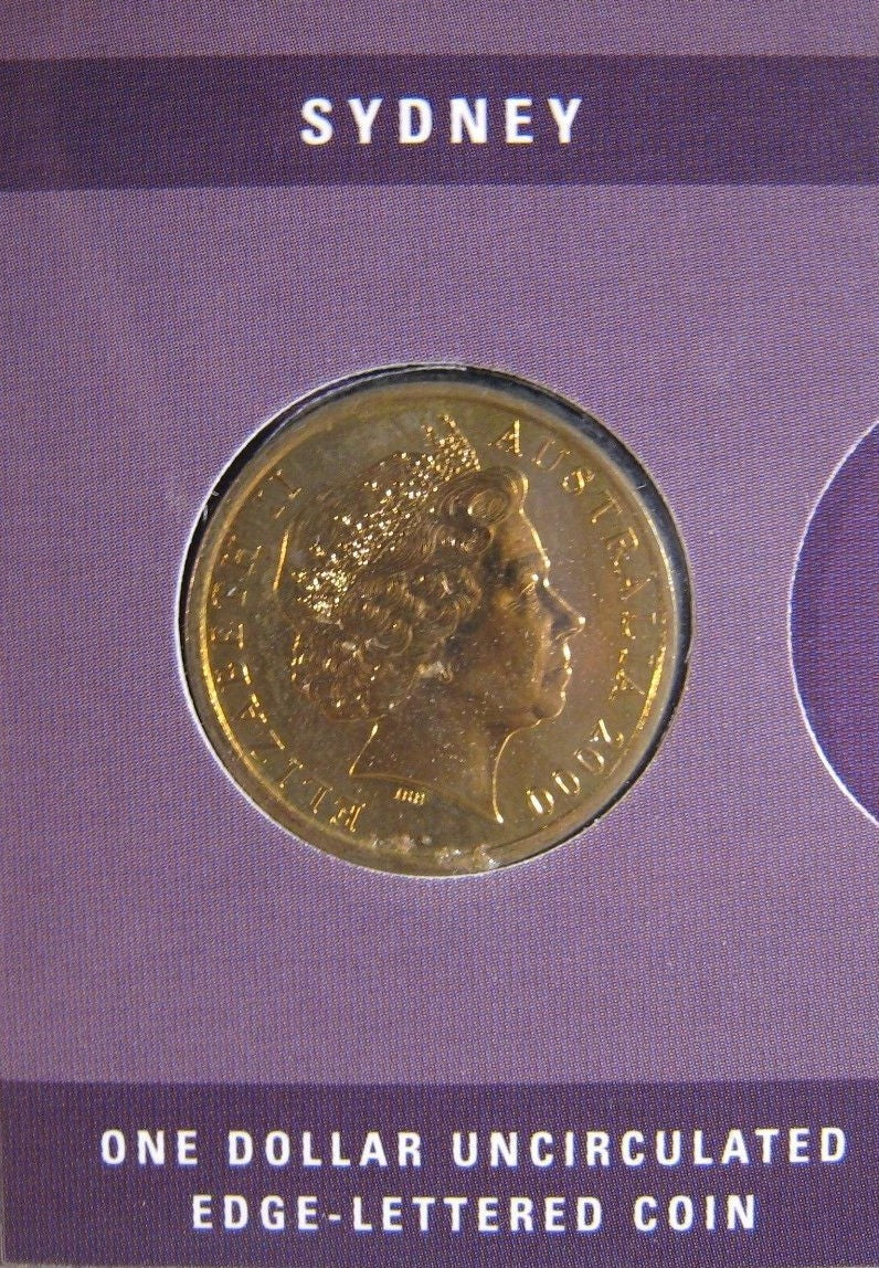 2000 Australia Olymphilex XXVI Edge Lettered Dollar UNC 