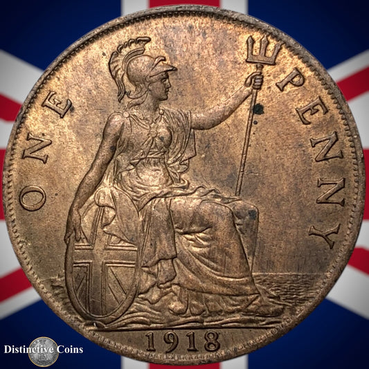 Great Britain 1918 Penny 1d GB6872