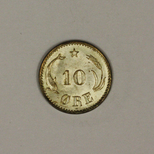 Denmark 1899 10 Ore  