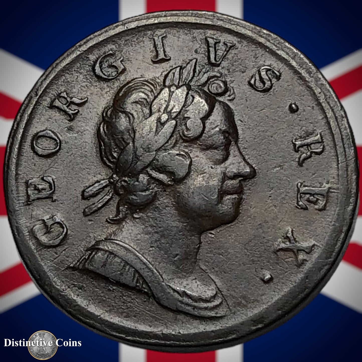 Great Britain 1718 Half Penny 1/2d GB5023