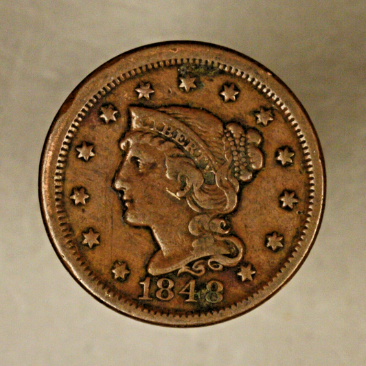 1848 Large Cent  