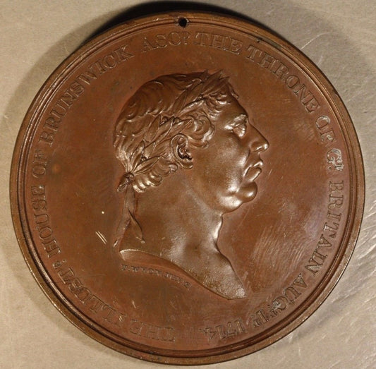 1814 Britain Ireland Geo III Centennial House Brunswick Medal 