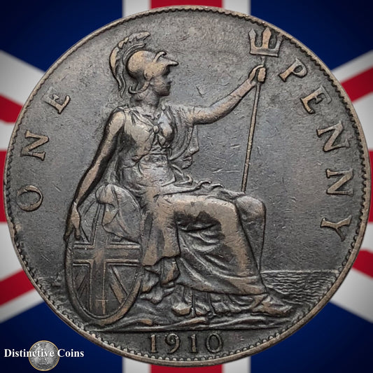 Great Britain 1910 Penny 1d GB6719