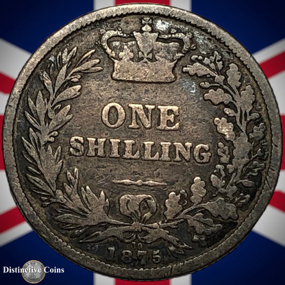 Great Britain 1875 British One Shilling GB0358