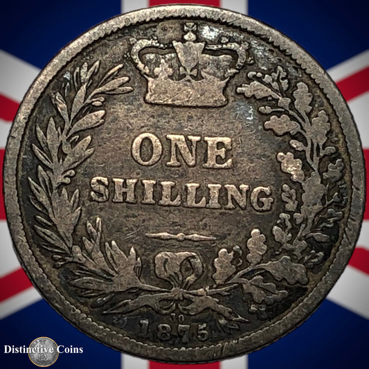 Great Britain 1875 British One Shilling GB0358