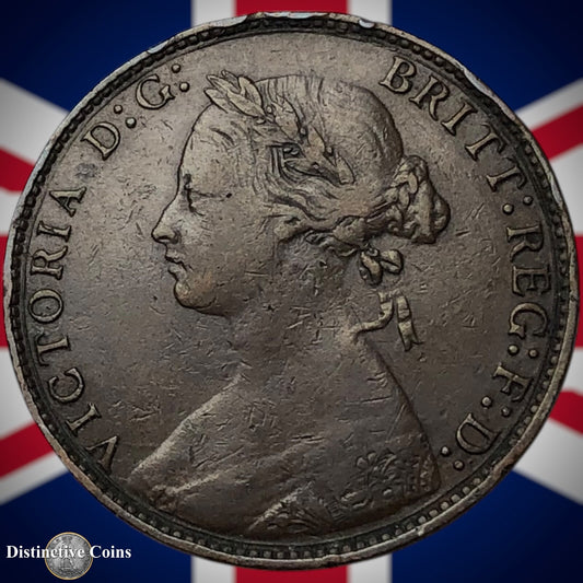 Great Britain 1875 Half Penny 1/2d GB5515