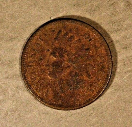 1868 Indian Head Cent Porous Circulated   