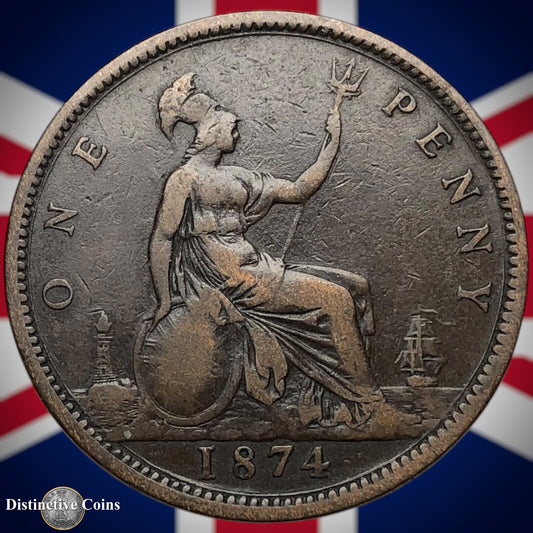 Great Britain 1874 Penny 1d GB6343