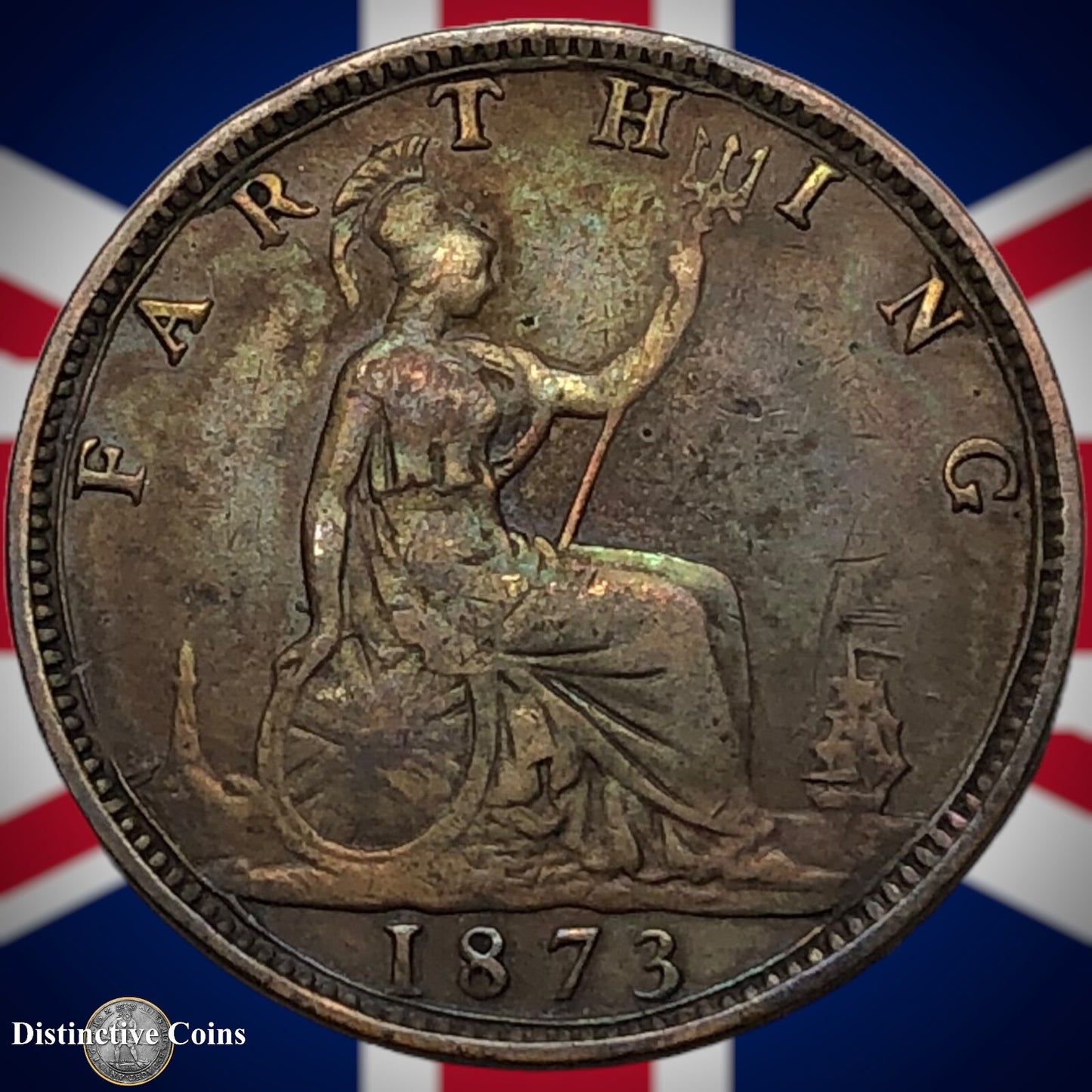 Great Britain 1873 Farthing 1/4d GB3673