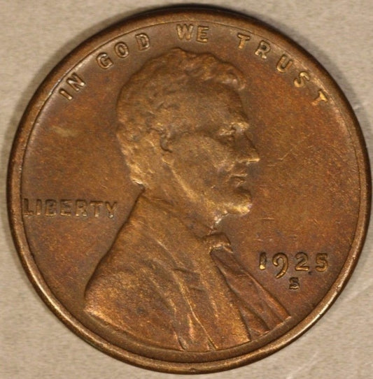 1925 S Lincoln Cent, Sharp High End Details !  