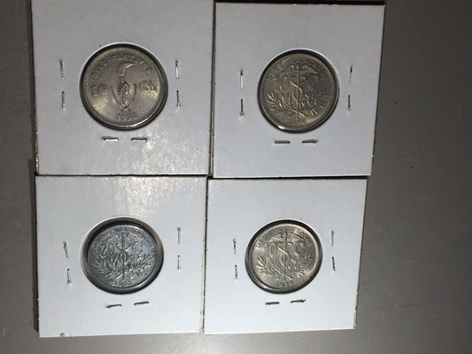 Lot of (4) Bolivia Coins  CENTAVOS  SEE PHOTOS  