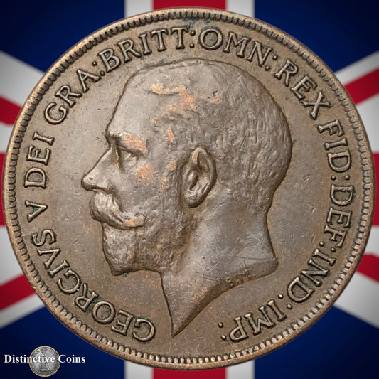 Great Britain 1919 Penny 1d GB6901